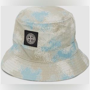 Stone Island Camouflage Devore Bucket Hat NWT size M